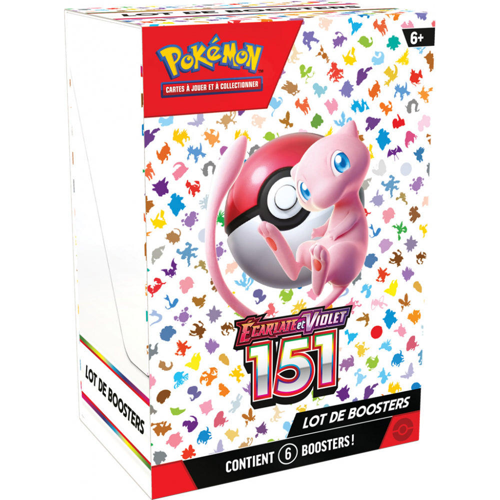 Bundle de 6 boosters Pokémon 151 EV3.5 – Fr
