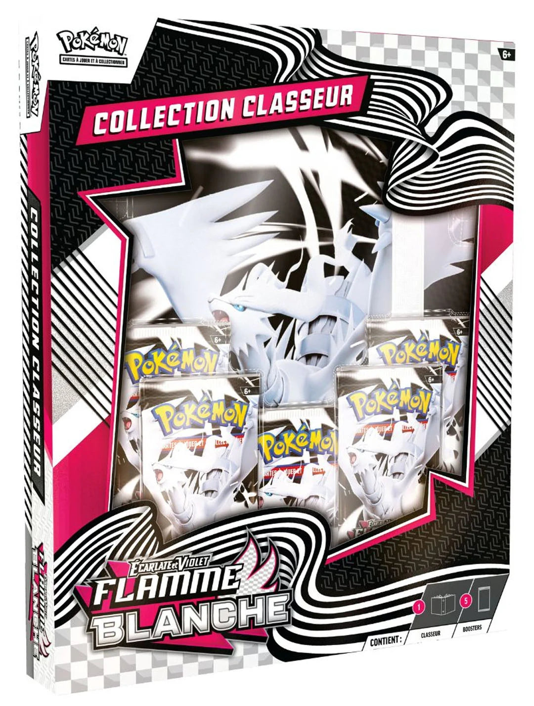 Pokémon – Coffret Collection Classeur – Flamme Blanche – Reshiram – EV10.5 – Fr