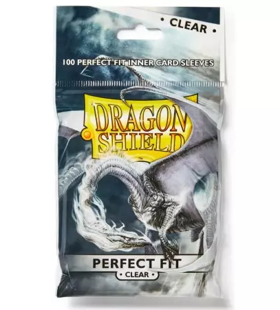 Dragon Shield Sleeves - Standard x100 Perfect Fit - Transparent