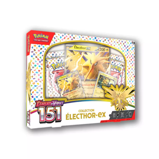 Coffret Pokémon Électhor- EX 151 EV3.5 Écarlate et Violet
