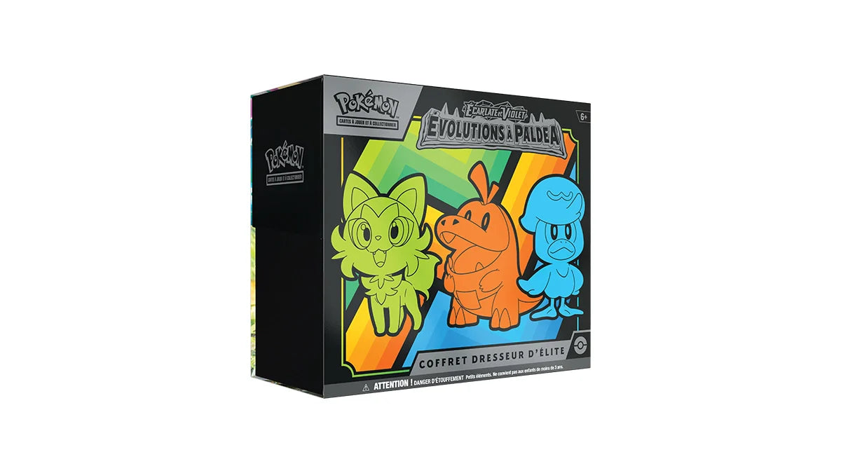 ETB - Coffret Dresseur d’Elite Pokémon : EV02 Ecarlate et Violet – Evolutions à Paldea Fr