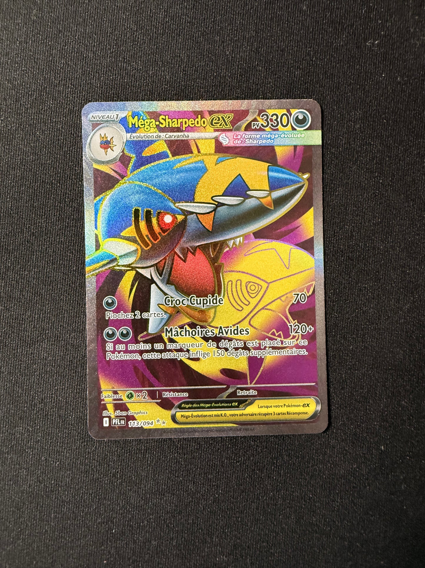 Méga-Sharpedo ex 113/094