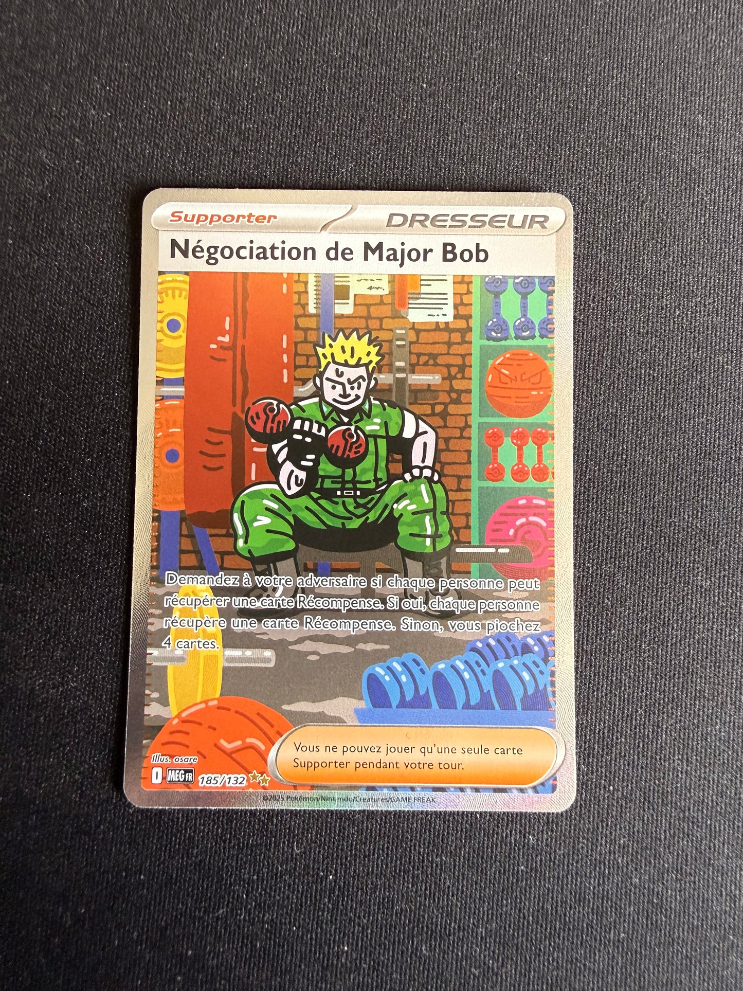 Négociation de Major Bob 185/132
