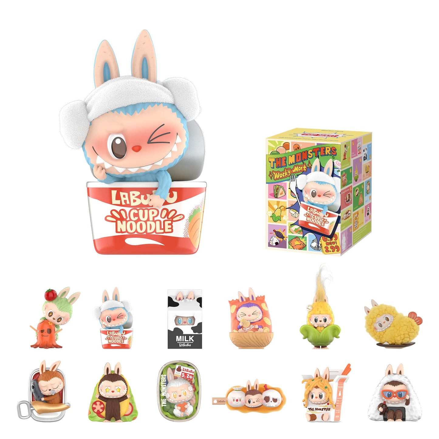 Pop Mart - Labubu The Monsters Wacky Mart Series - Blind Box