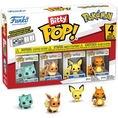 FUNKO POP - Blister 4 Mini Figurines Bitty POP! Pokémon
