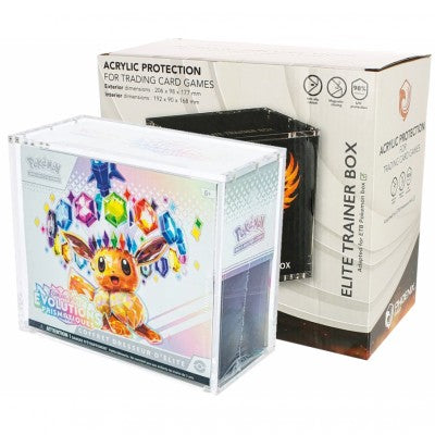 Phoenix Shield - Protection Acrylique pour ETB POKEMON (Fermeture Magnétique)