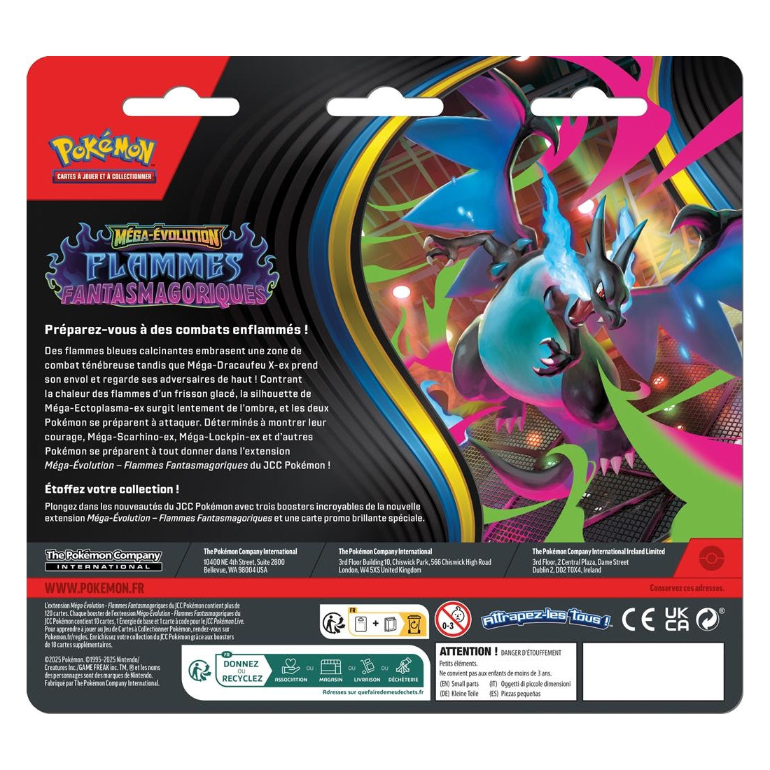 Pokémon – Tripack – ME02 Flammes Fantasmagoriques Fr