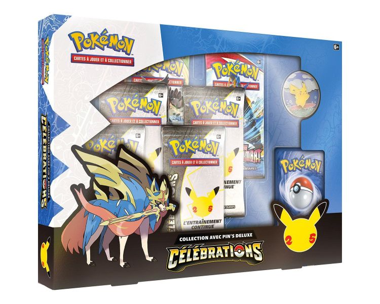 Collection Célébrations Zacian Deluxe Pin (25ans)